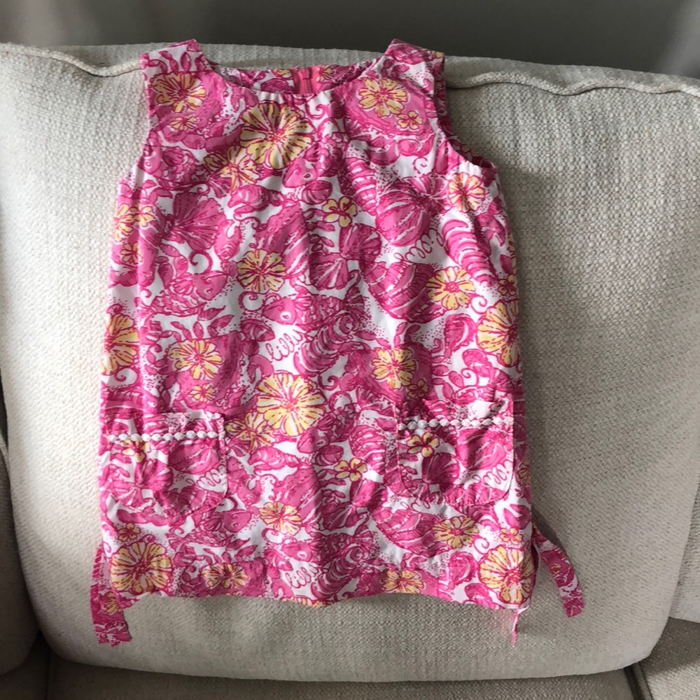 Classic Lilly Pulitzer girls shirt dress